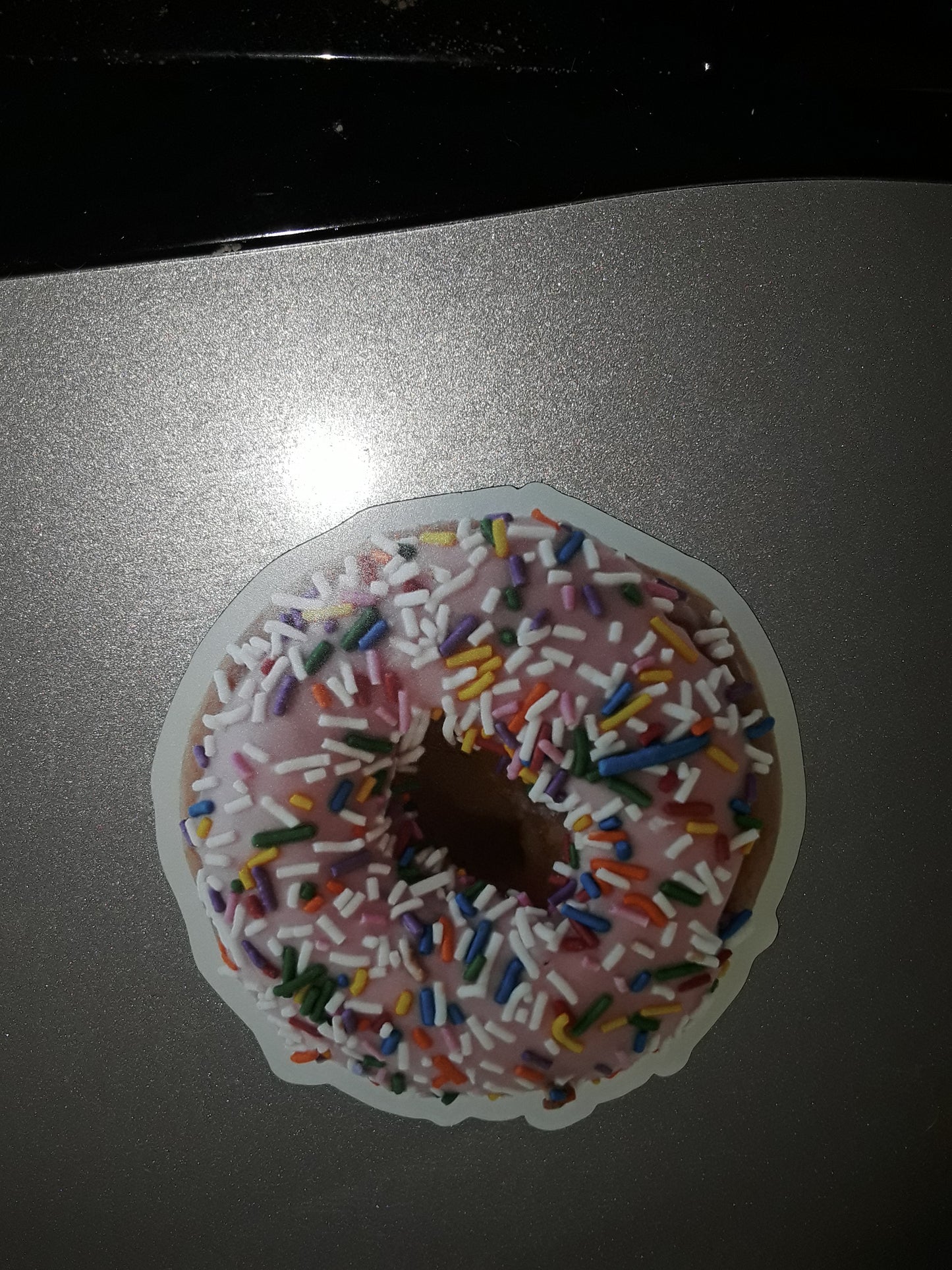 Pink Sprinkle Doughnut Magnet