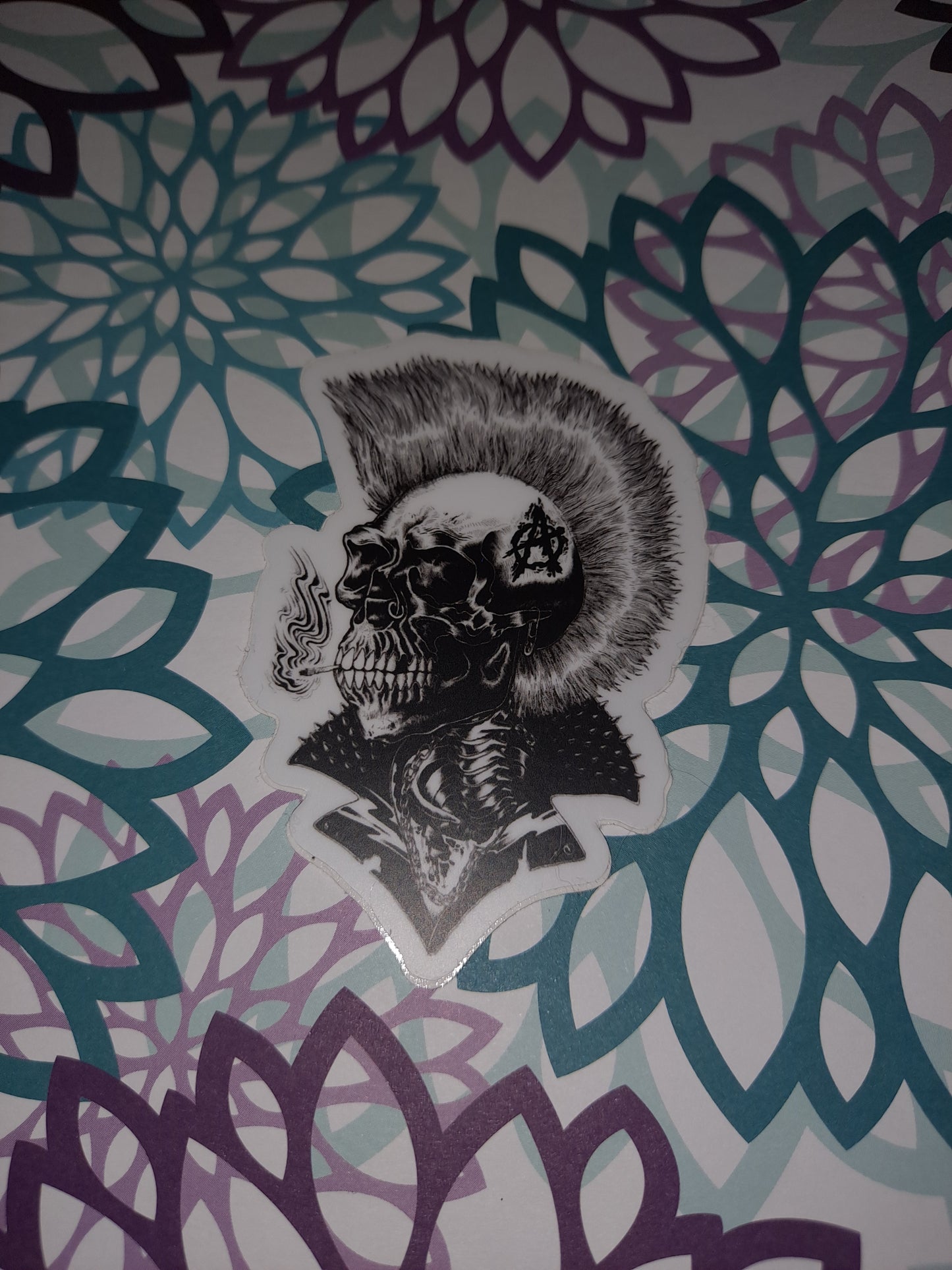 Punk Skull Sticker