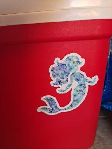 Mermaid Blue Sticker