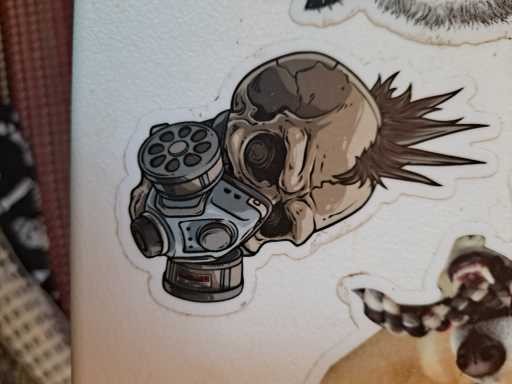 Apocalypse Skull Sticker